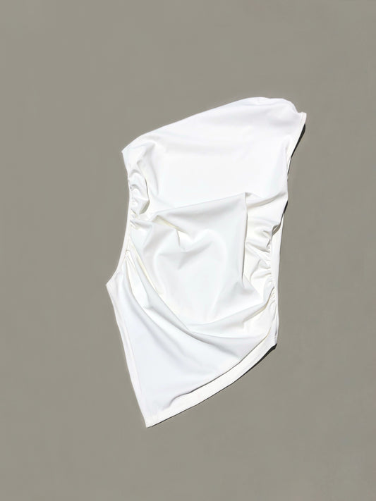 Blusa Asimétrica Blanca