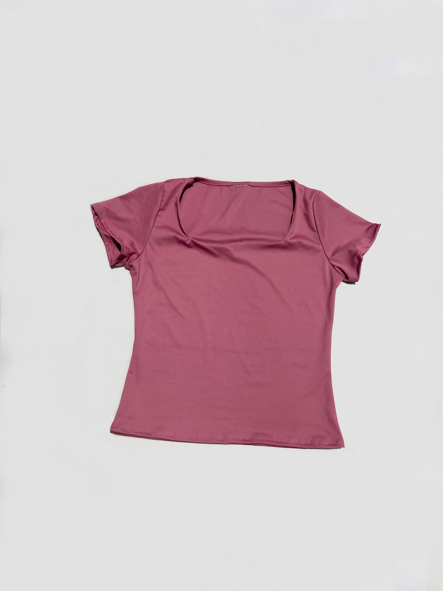 Blusa Escote Cuadrado Mauve