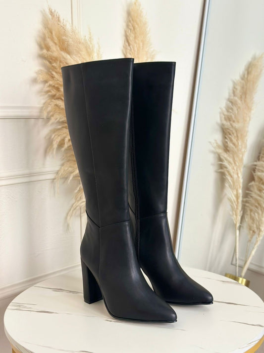 Botas Milán Negro Liso