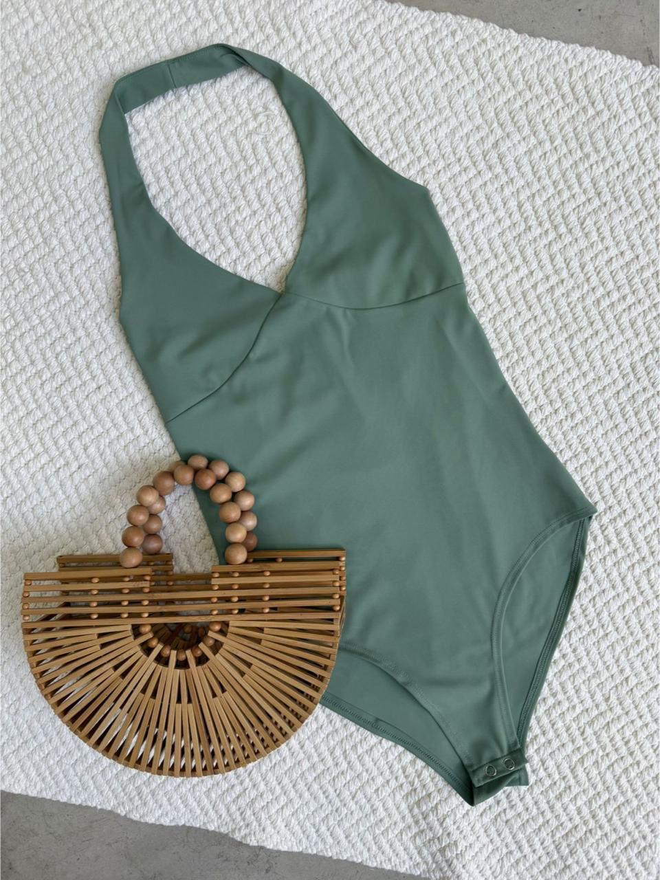 Pantiblusa Halter Copas Sage