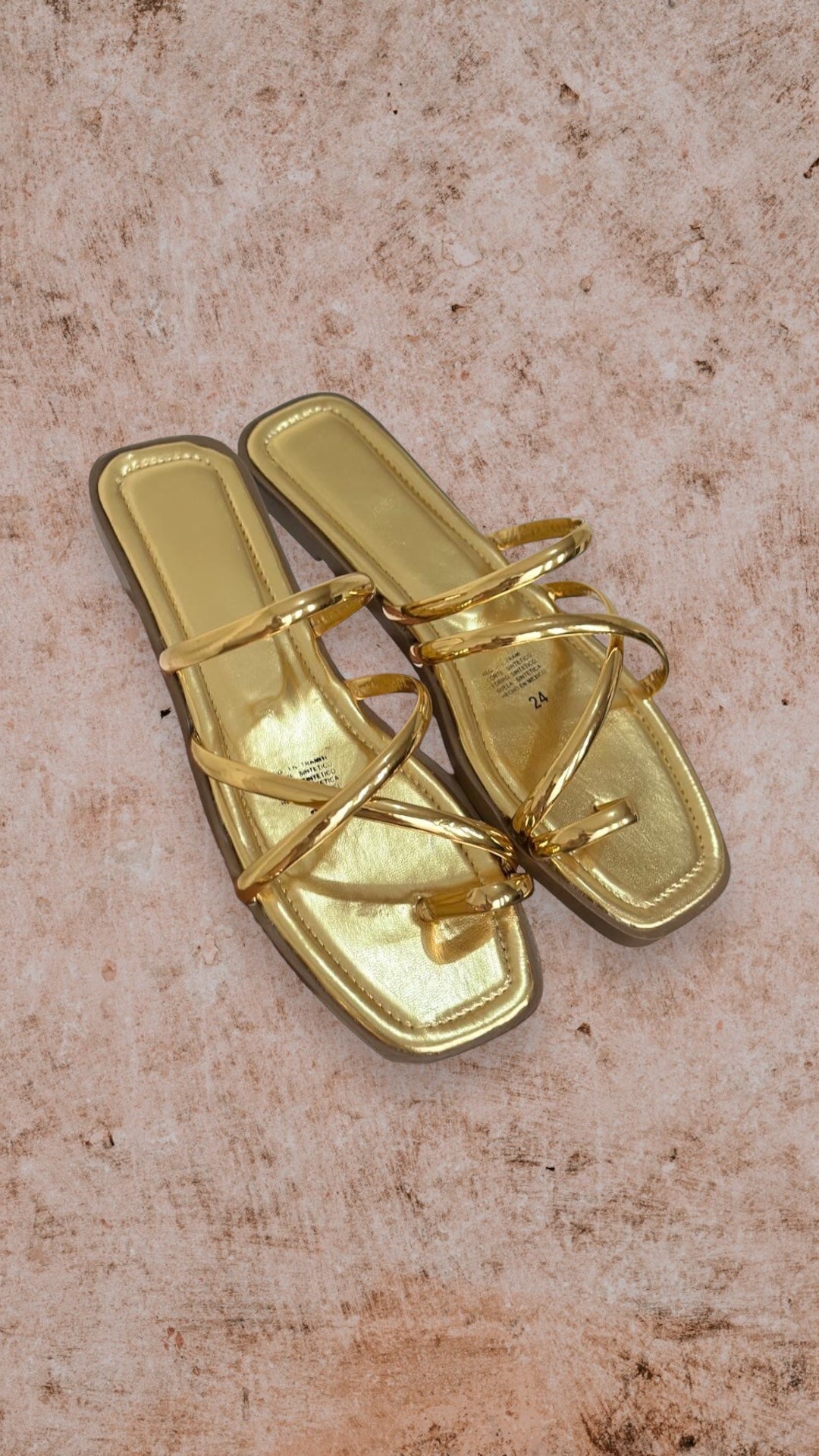 Sandalias El Cairo Oro