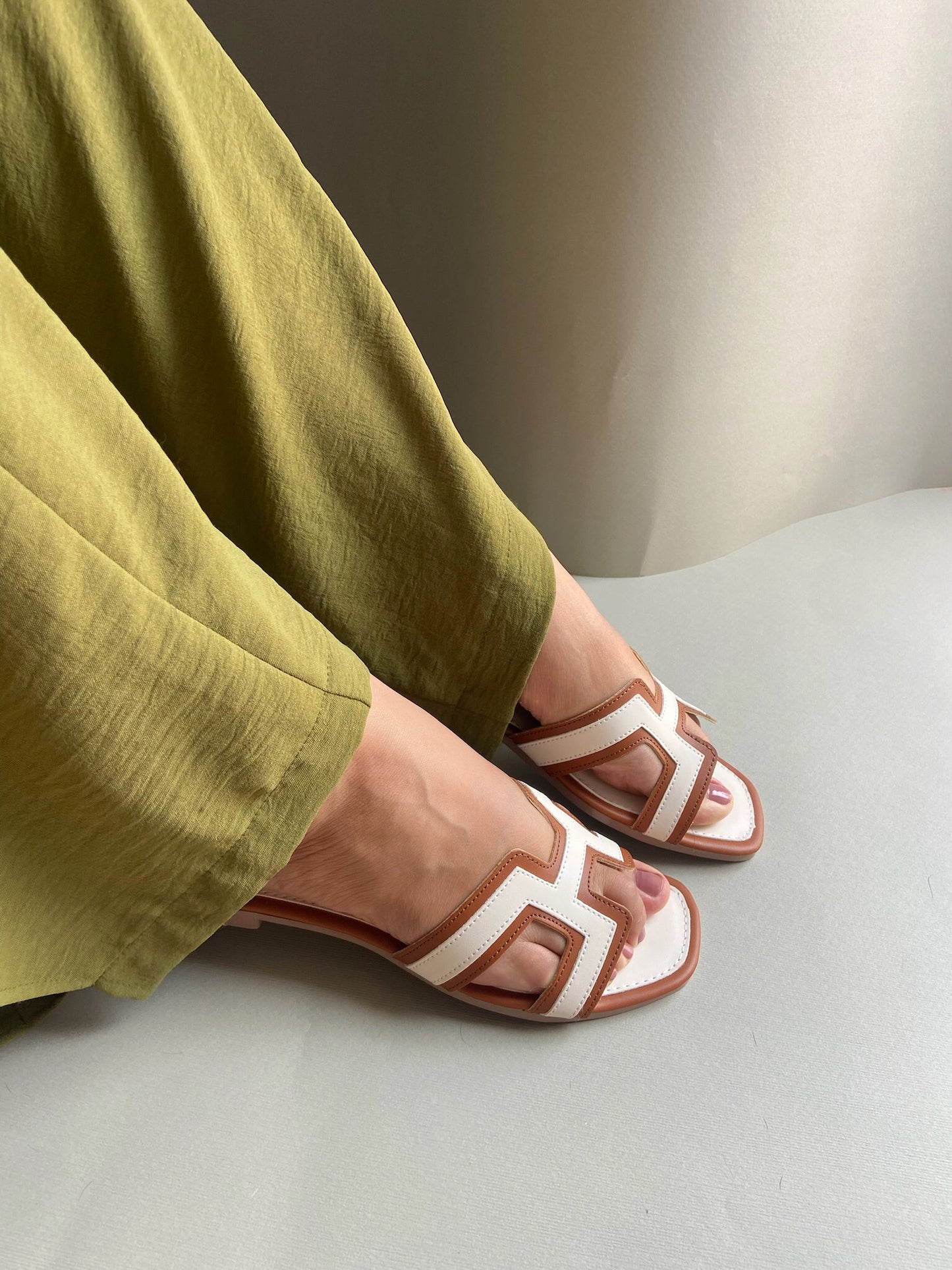 Sandalias Santorini Latte