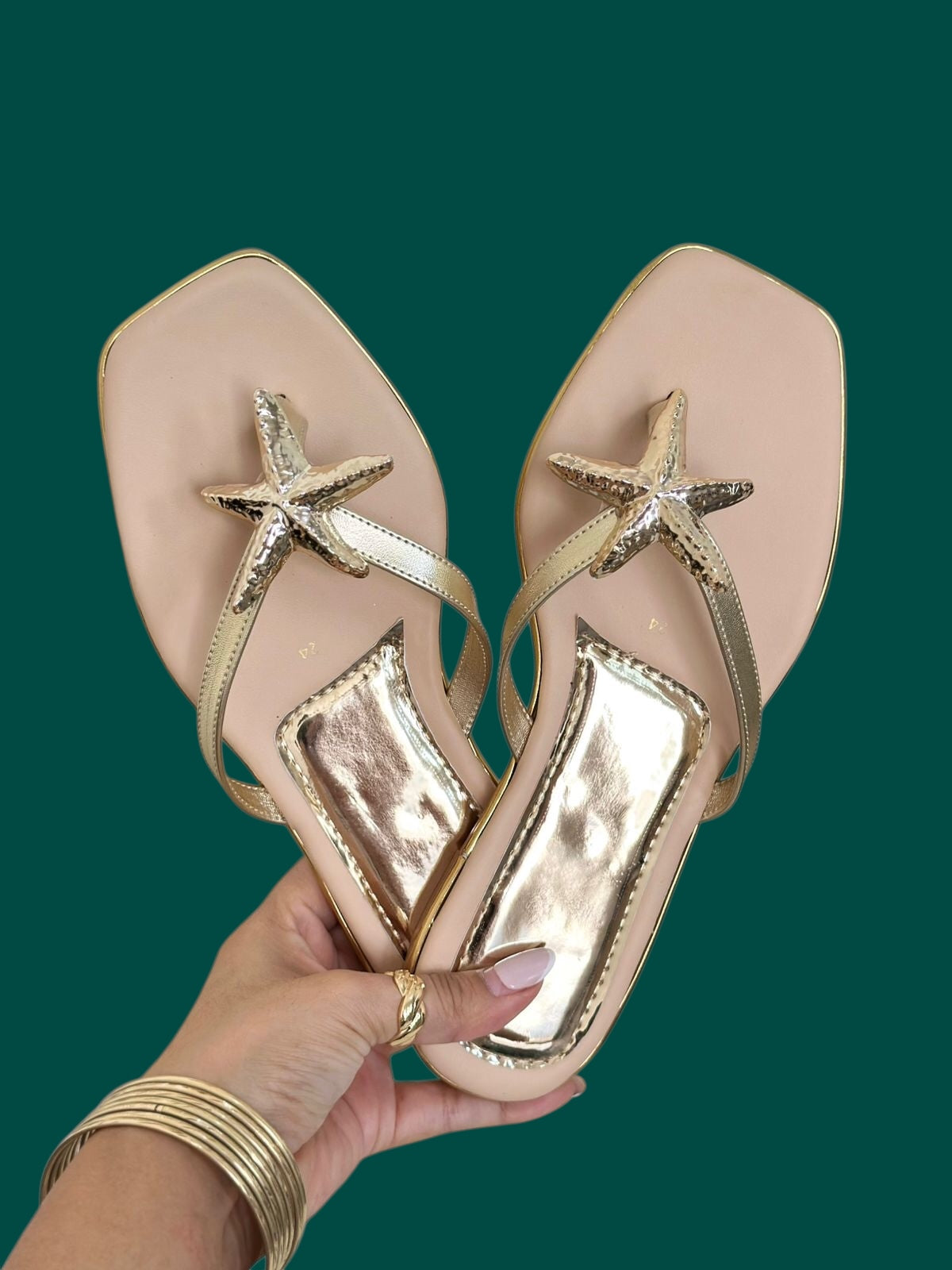 Sandalias Akumal Oro