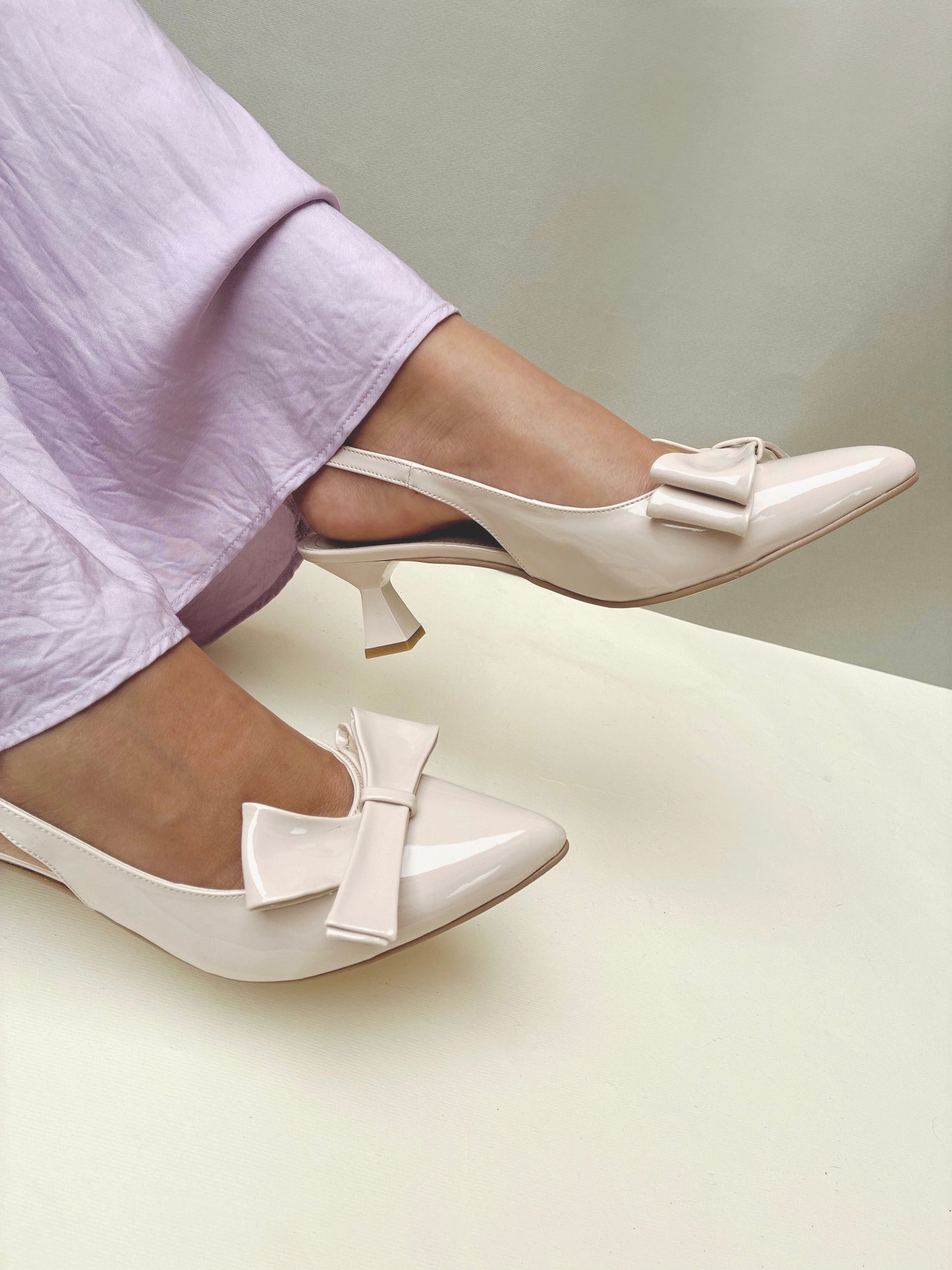 Tacones Verona Hueso