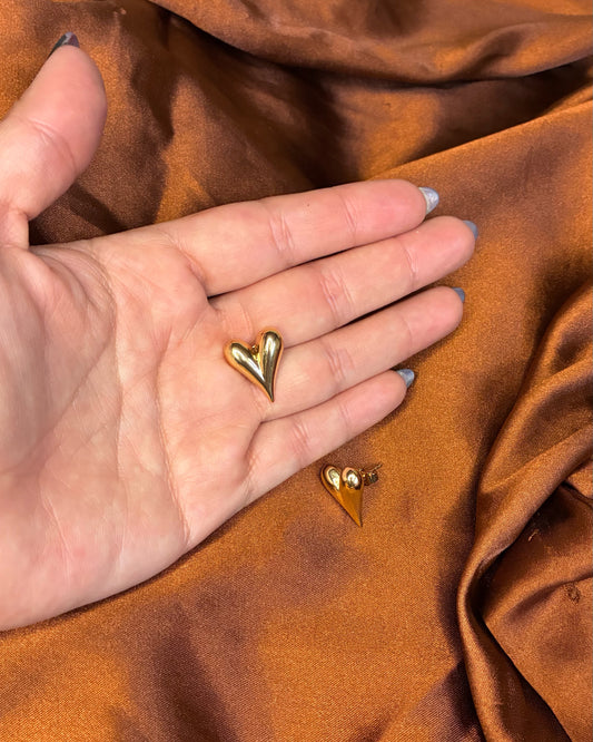 Aretes Corazón Bombacho