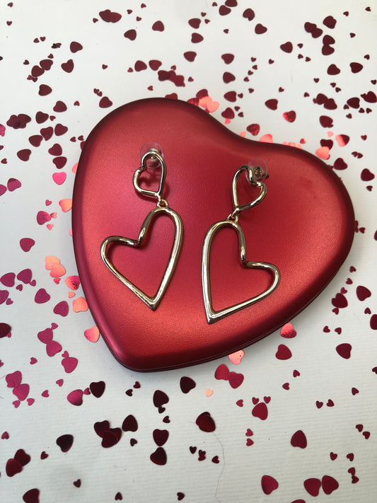 Aretes Doble Corazón