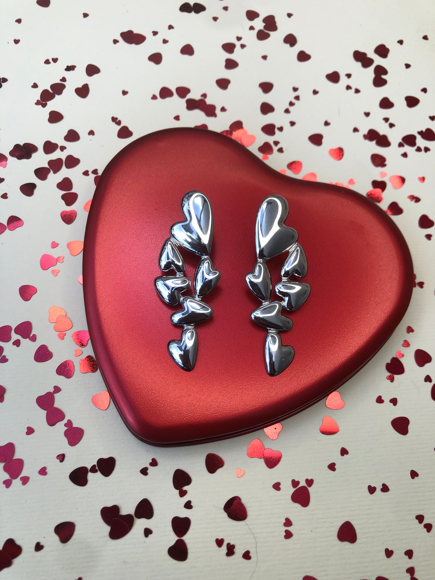 Aretes Multi Corazones
