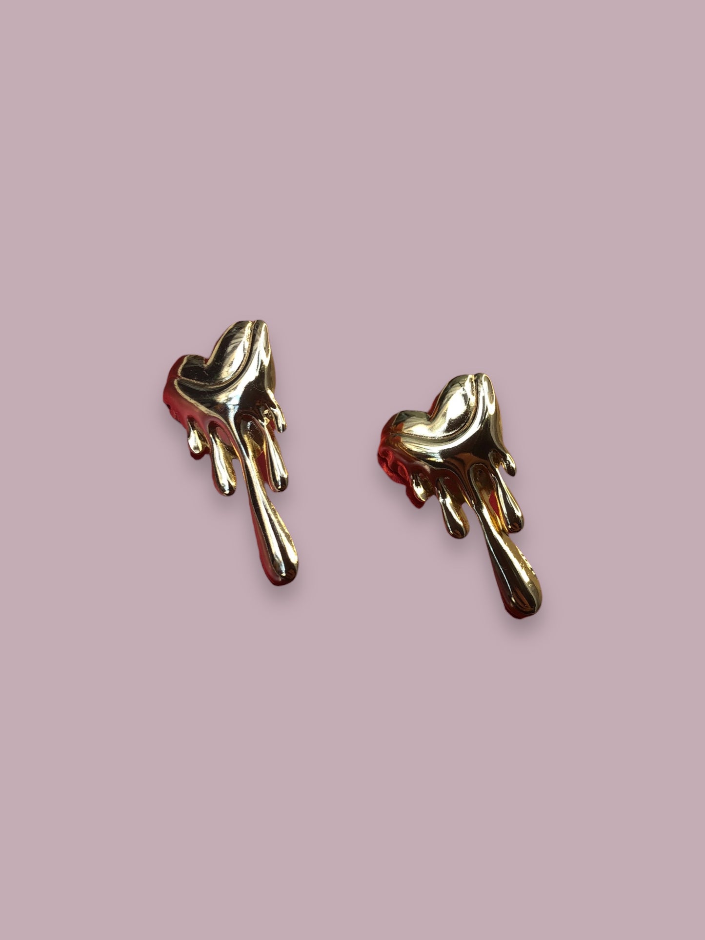 Aretes Corazón Derretido