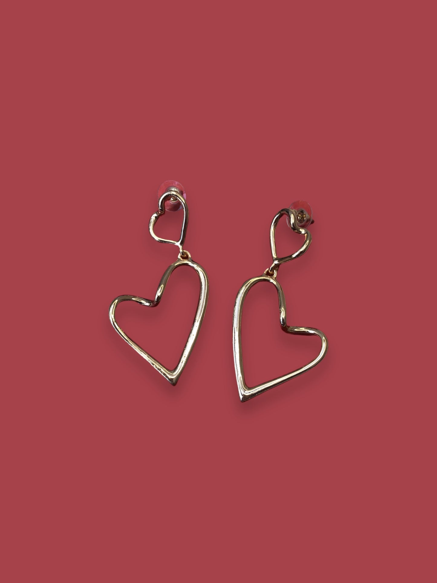Aretes Doble Corazón