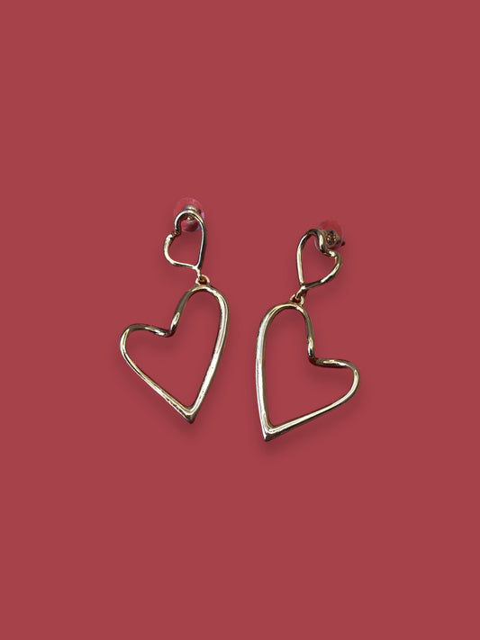 Aretes Doble Corazón