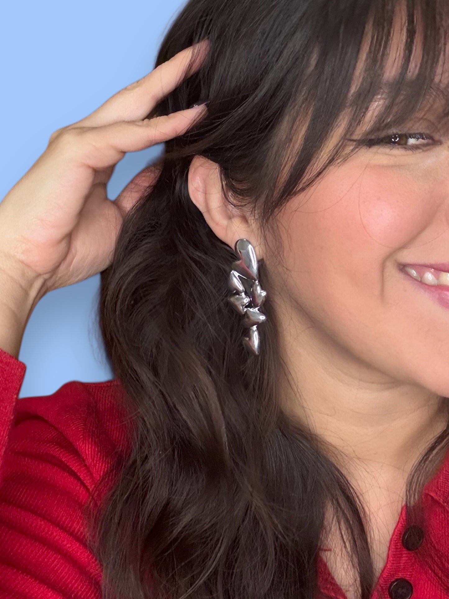 Aretes Multi Corazones