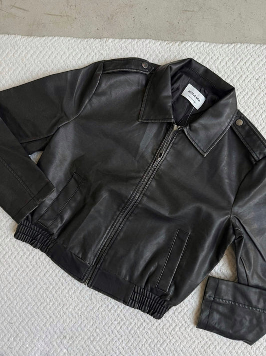 Bomber Jacket Negra
