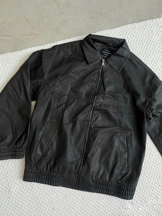 Bomber Jacket Oversize Negra