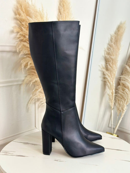 Botas Milán Negro Liso