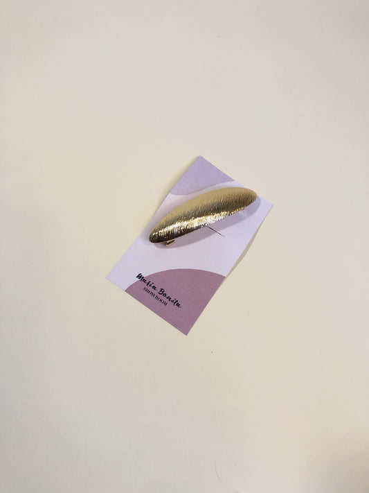 Broche Óvalo Dorado