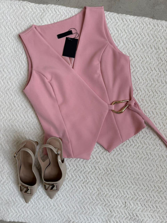 Chaleco Kenia Rosa