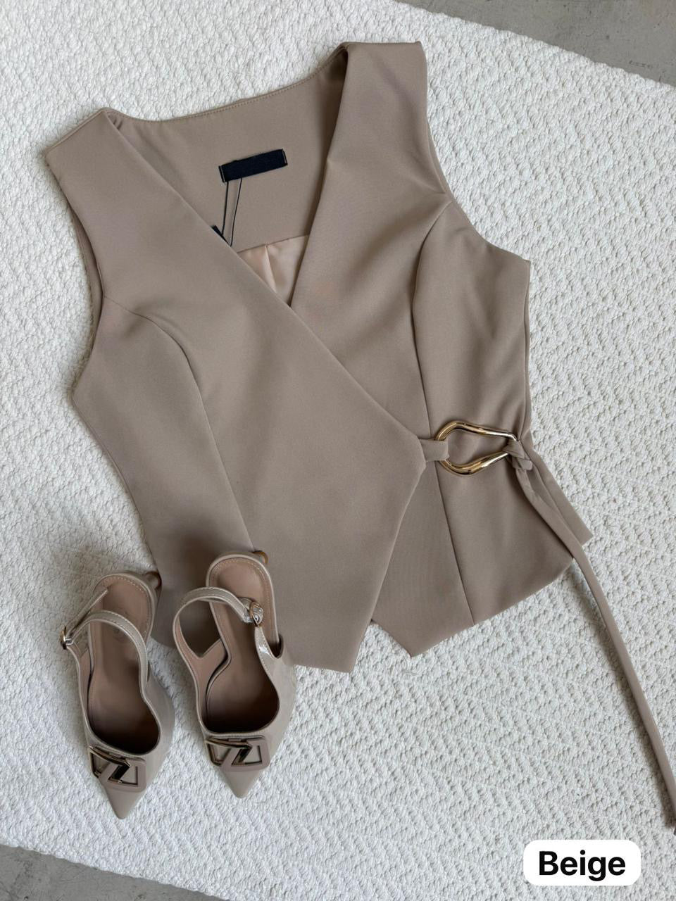 Chaleco Kenia Beige