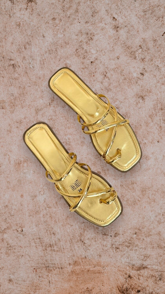 Sandalias El Cairo Oro