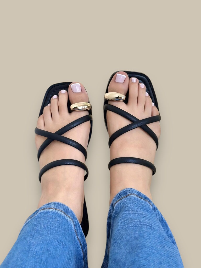 Sandalias El Cairo Negro