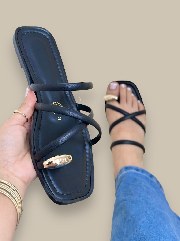 Sandalias El Cairo Negro