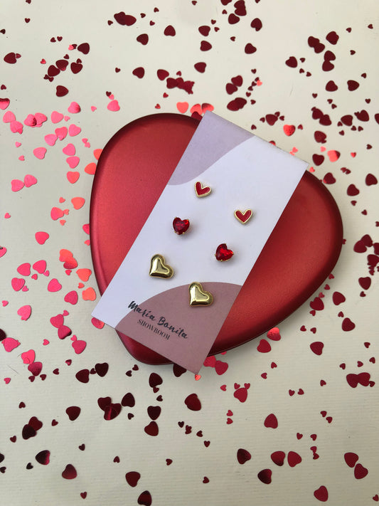 Set Broqueles Valentines