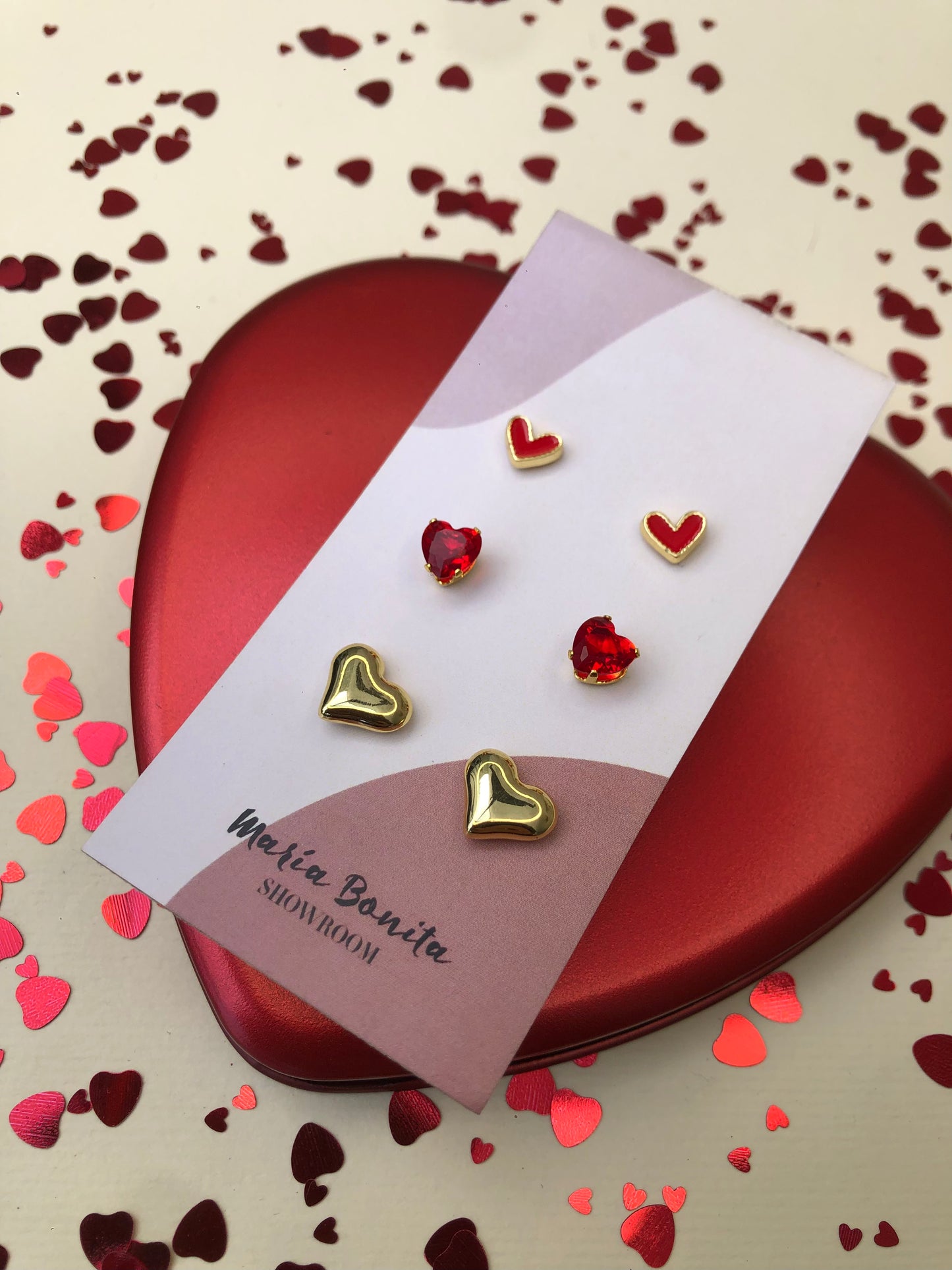 Set Broqueles Valentines