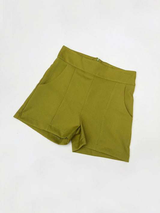 Short Recto Verde Pistache