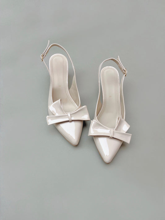 Tacones Verona Hueso