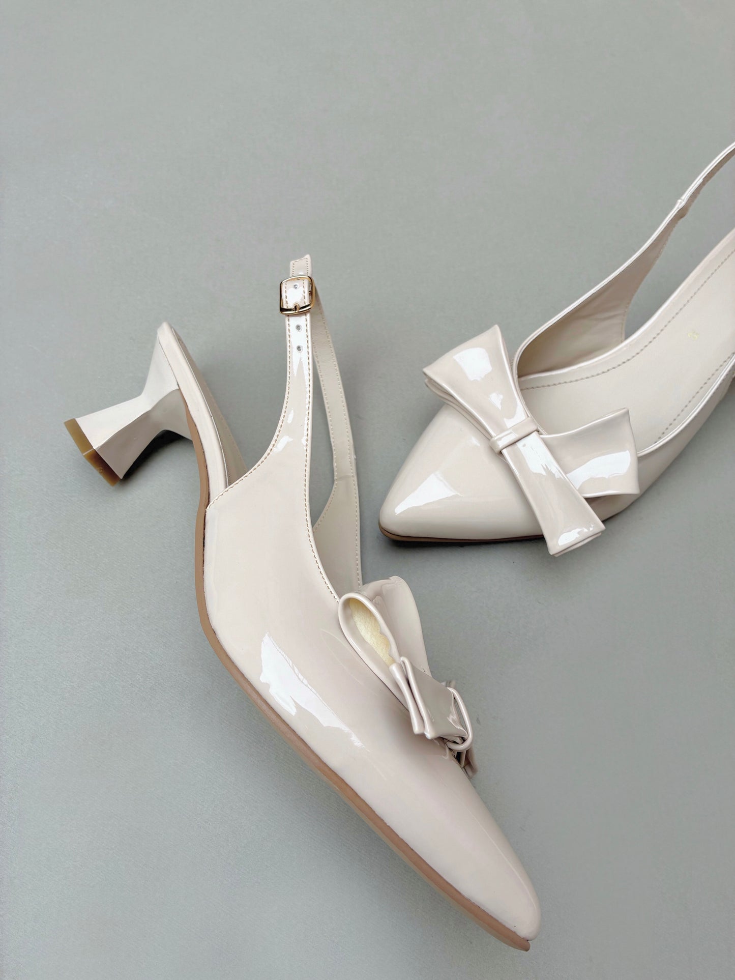 Tacones Verona Hueso