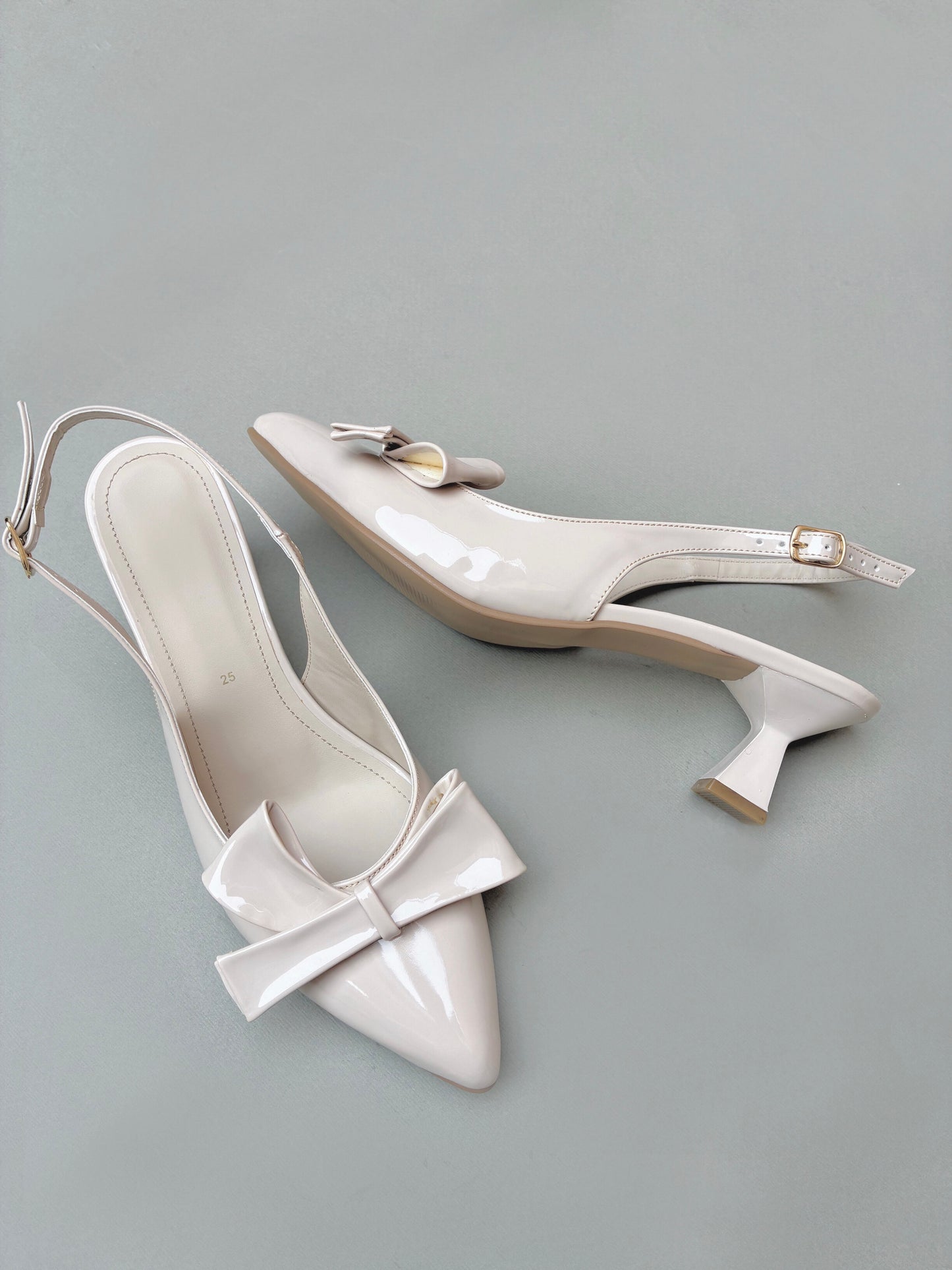 Tacones Verona Hueso