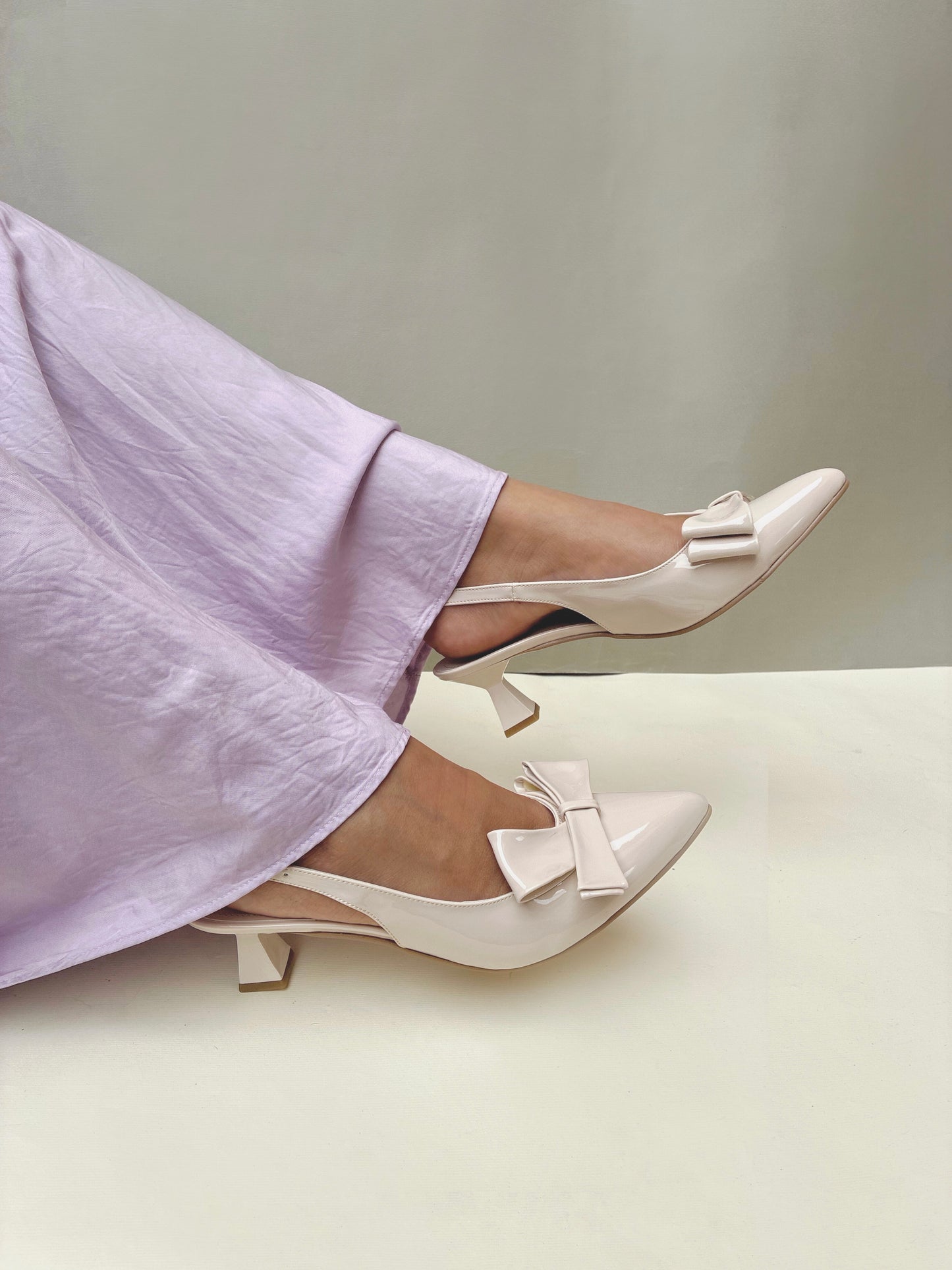 Tacones Verona Hueso