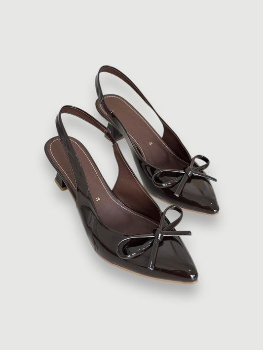 Tacones Burdeos Chocolate
