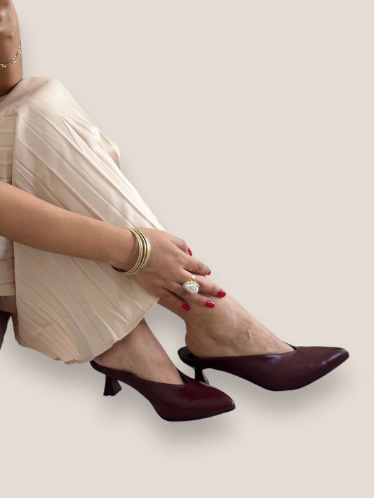 Tacones Casablanca Tinto