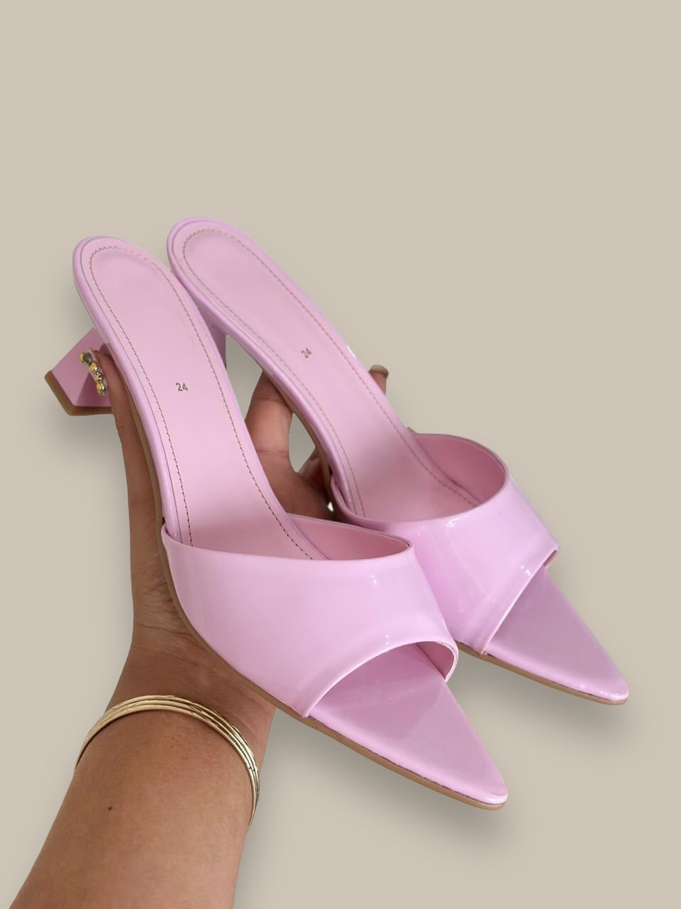 Tacones Las Vegas Baby Pink