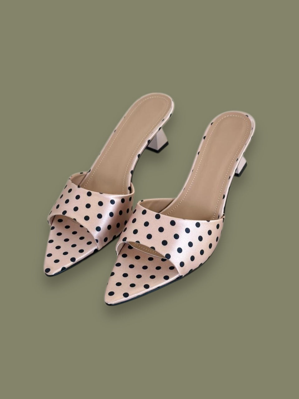 Tacones Las Vegas Polka Dot Nutty