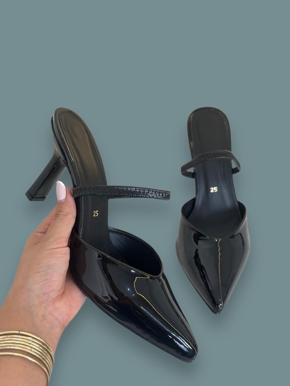 Tacones Manhattan Black