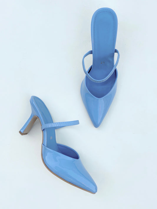 Tacones Manhattan Celeste