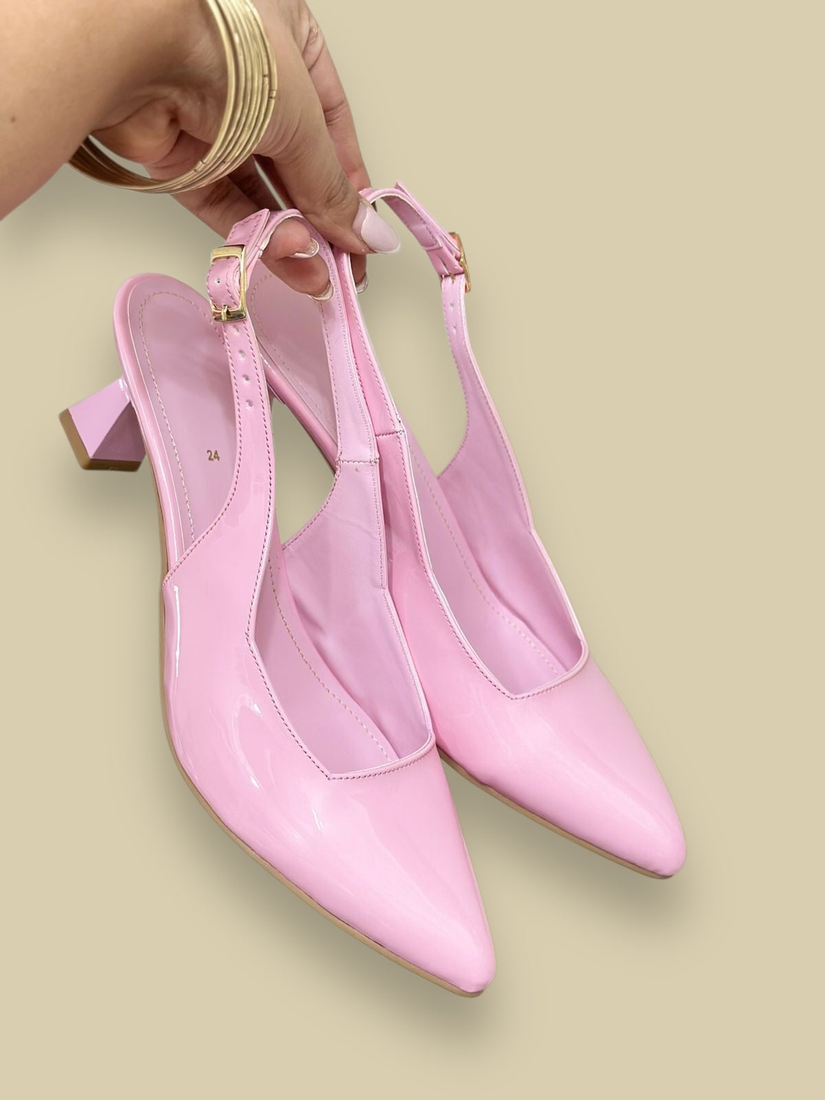 Tacones Mónaco Baby Pink