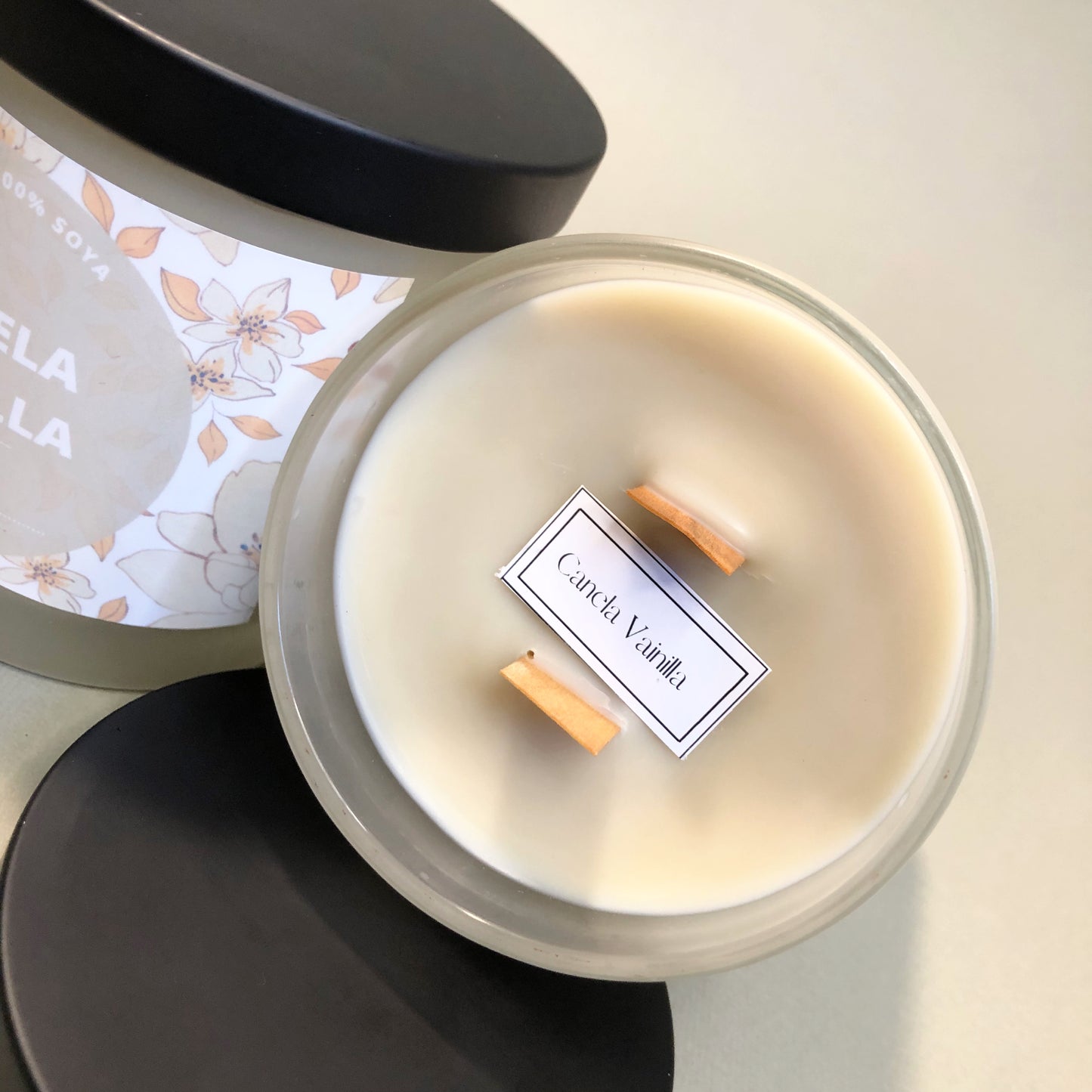 Vela Tarro Canela Vainilla