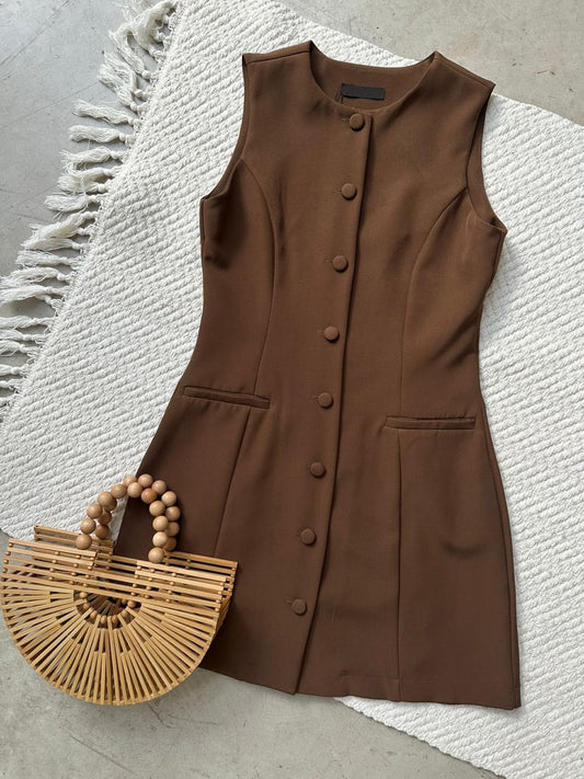 Vestido Fran Cocoa
