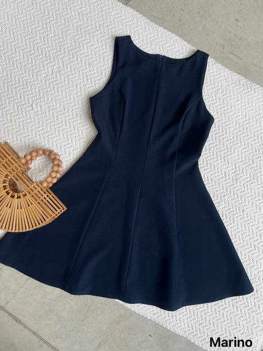 Vestido Martina Azul Marino