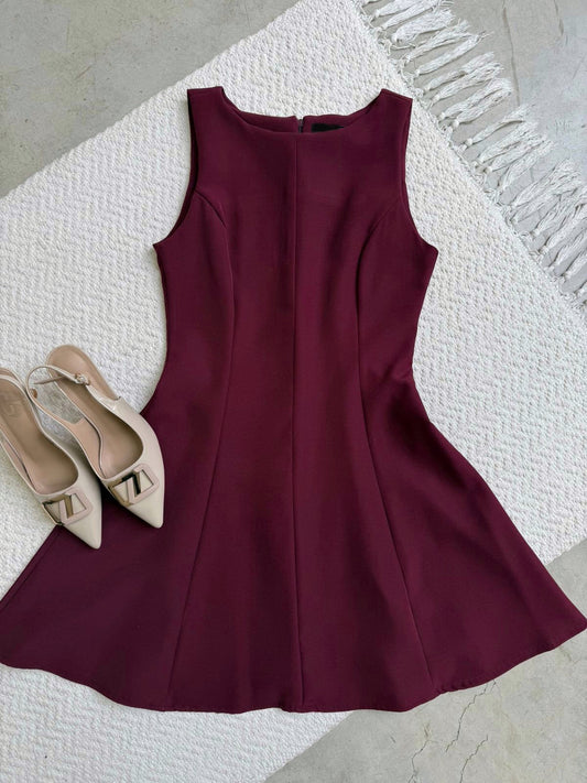 Vestido Martina Burgundy
