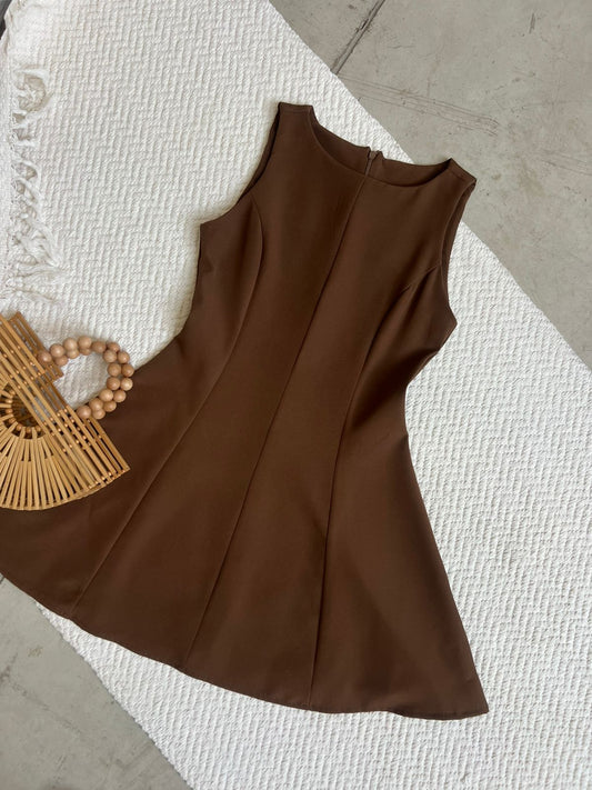 Vestido Martina Cocoa