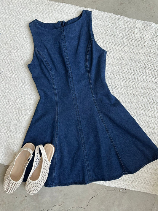Vestido Martina Denim Obscuro