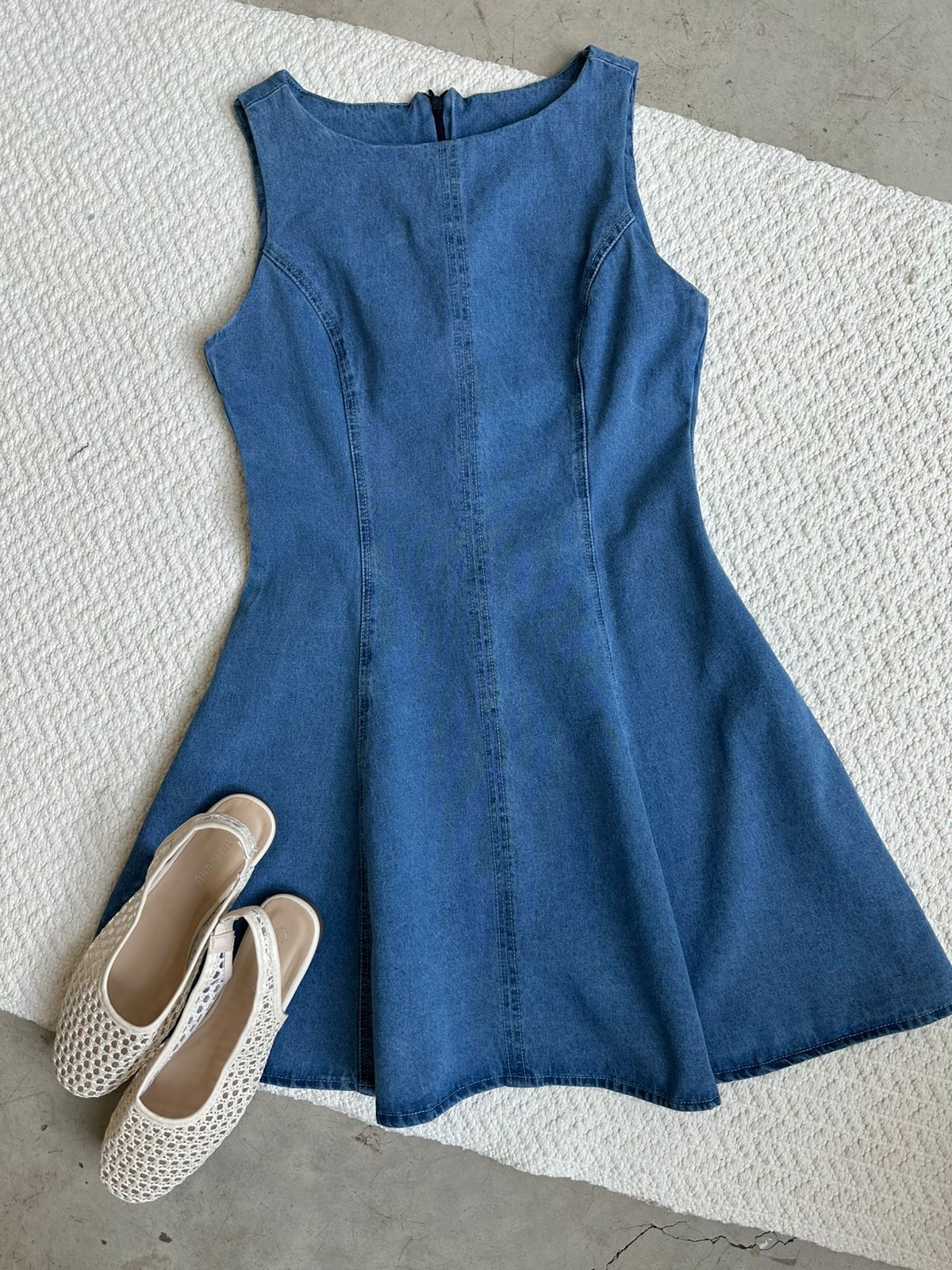 Vestido Martina Denim Tono Medio